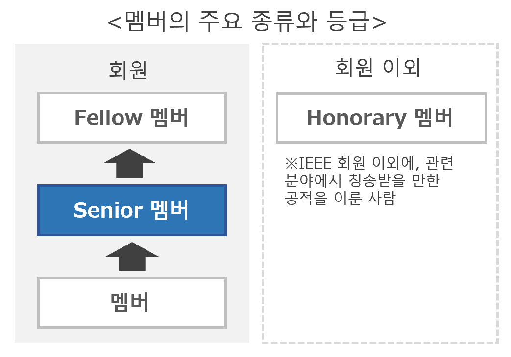 멤버의 주요 종류와 등급